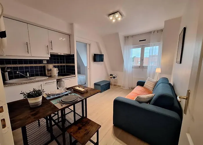 Super Deauville 2 Pieces Cosy Proche Plein Sud Lejlighed *